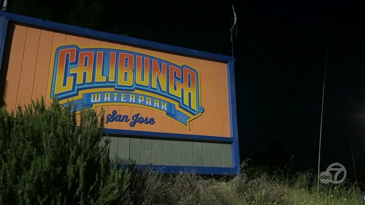 The unveiling of the new Calibunga Waterpark sign, marking a fresh start in San Jose.