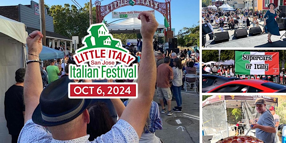 Experience the vibrant heart of Italian culture at the 7th Annual Little Italy San Jose Italian Festival.