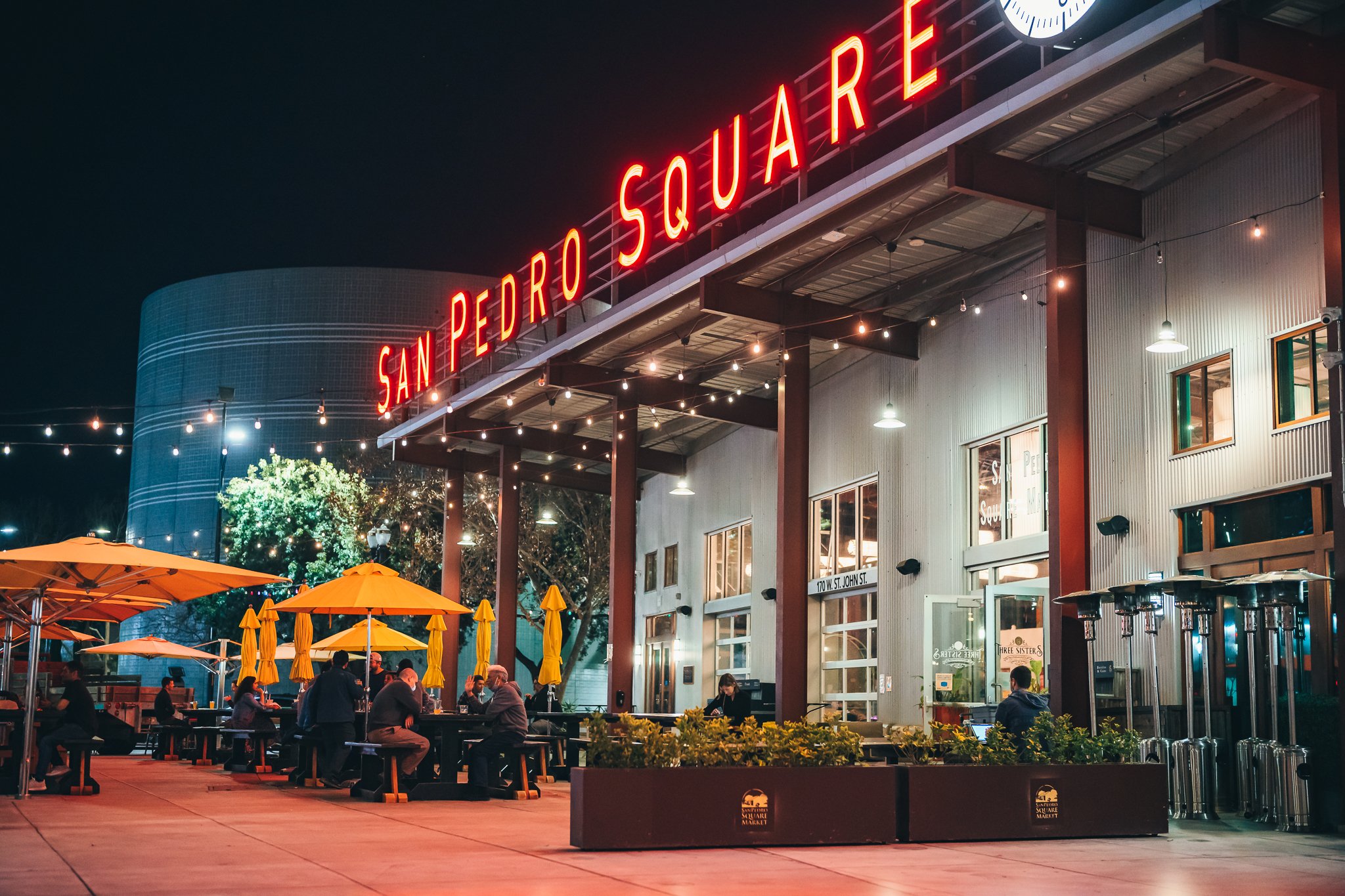 San Pedro Square Market Bar in San Jose California